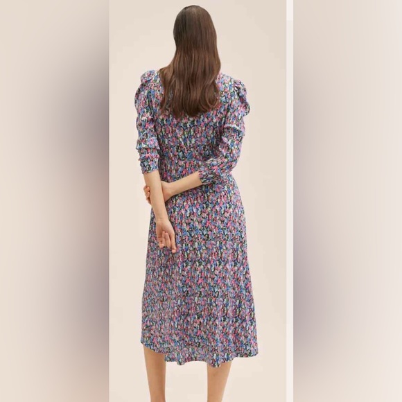 🚨Floral Long Sleeve Dress by MNG size 4 - Picture 3 of 9